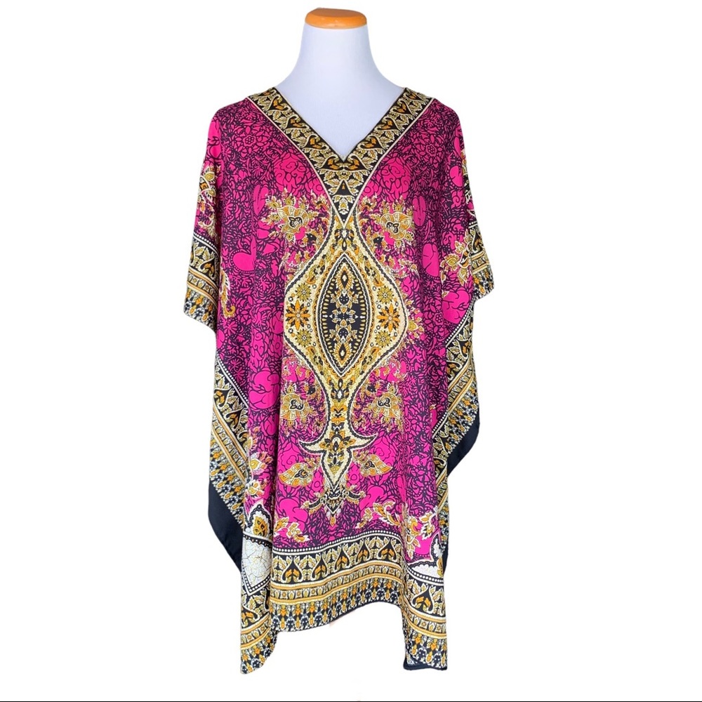 Vintage Styled by Saybury Short Kaftan House Dress Women’s One Size